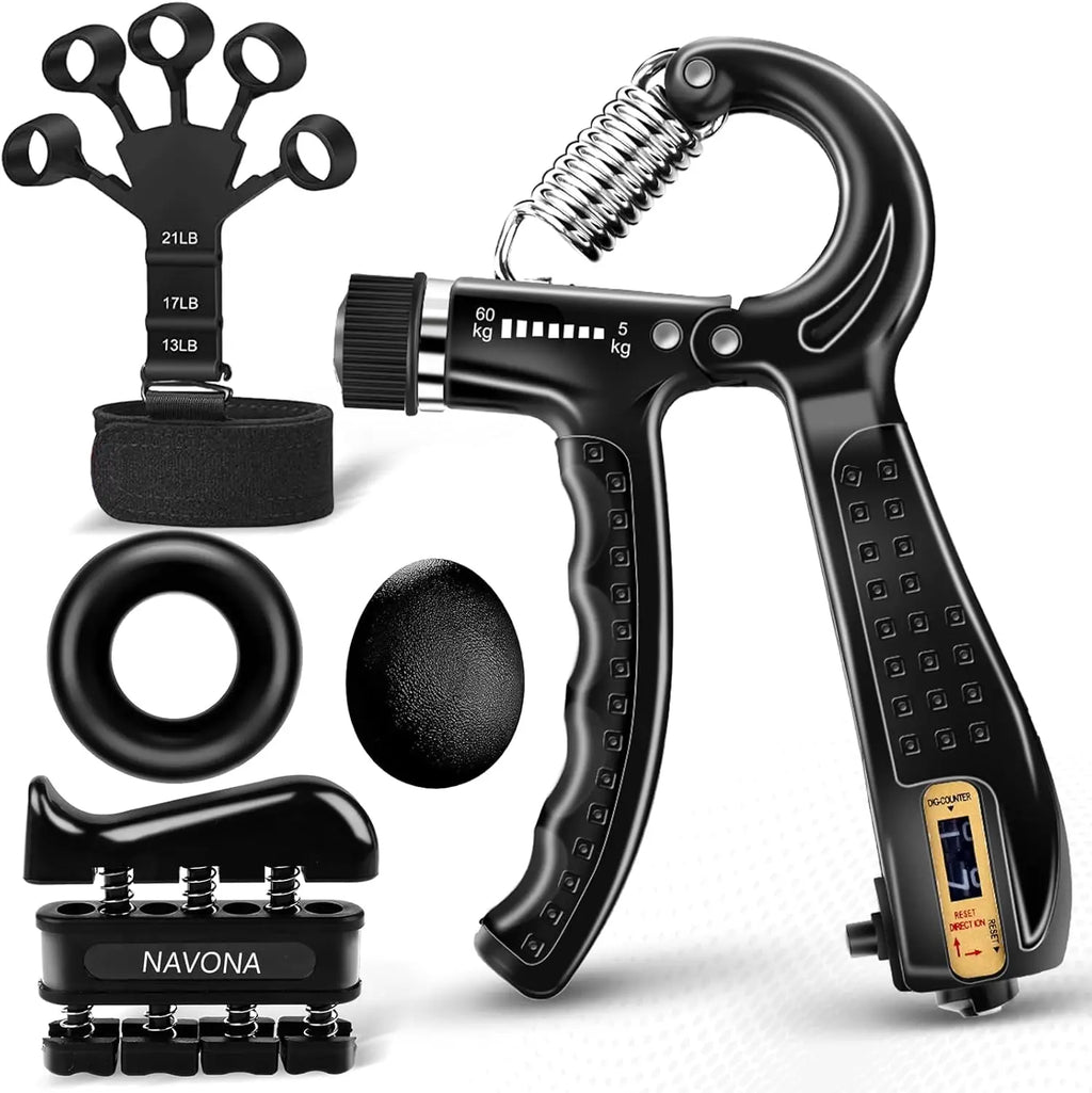 Adjustable Muscle Building Grip Trainer Kit