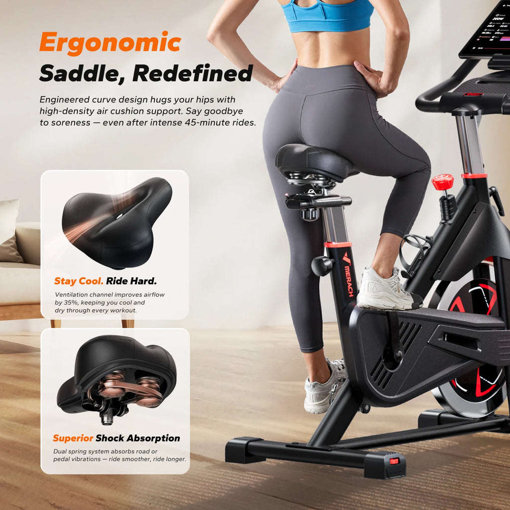 MERACH Magnetic Resistance Exercise Bike S38 Indoor Cycling