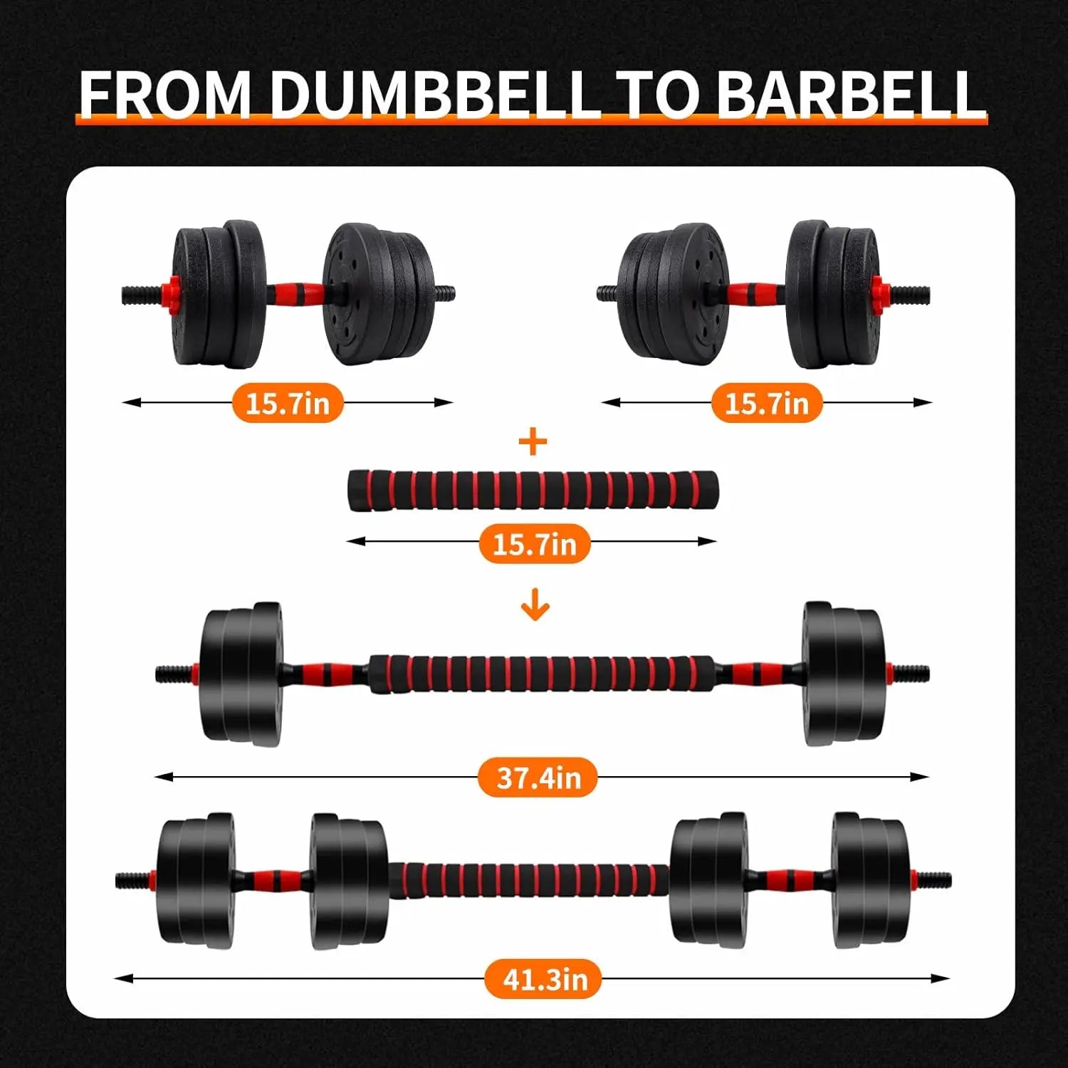 Versatile Adjustable Weight Plates Dumbbell