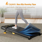 Portable Incline Walking Treadmill with LED Display & Remote Control.