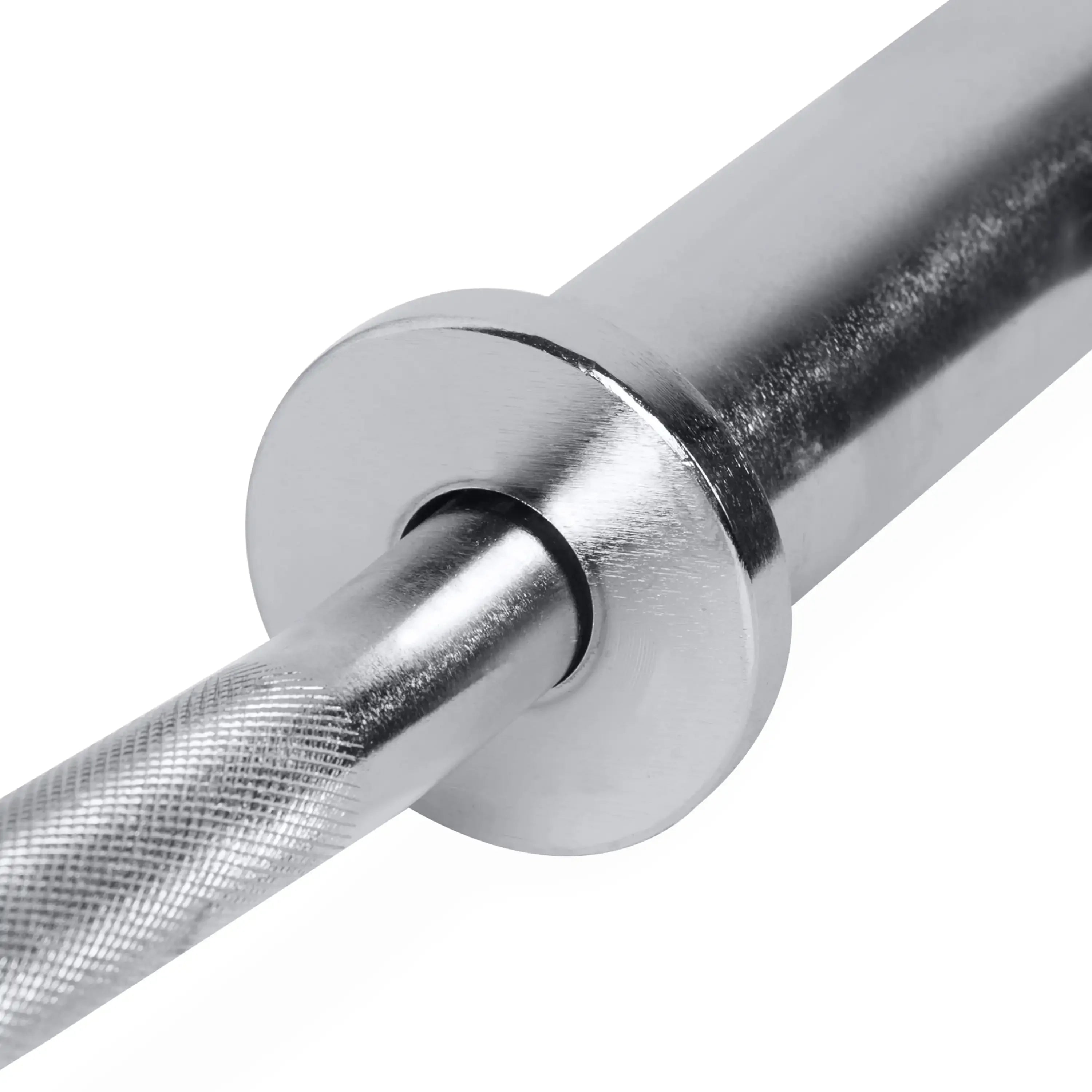 200lb Chrome Curl Bar with Collars