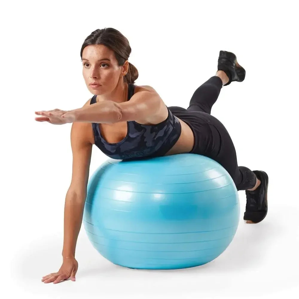 Weighted Stability Ball with Pump Included