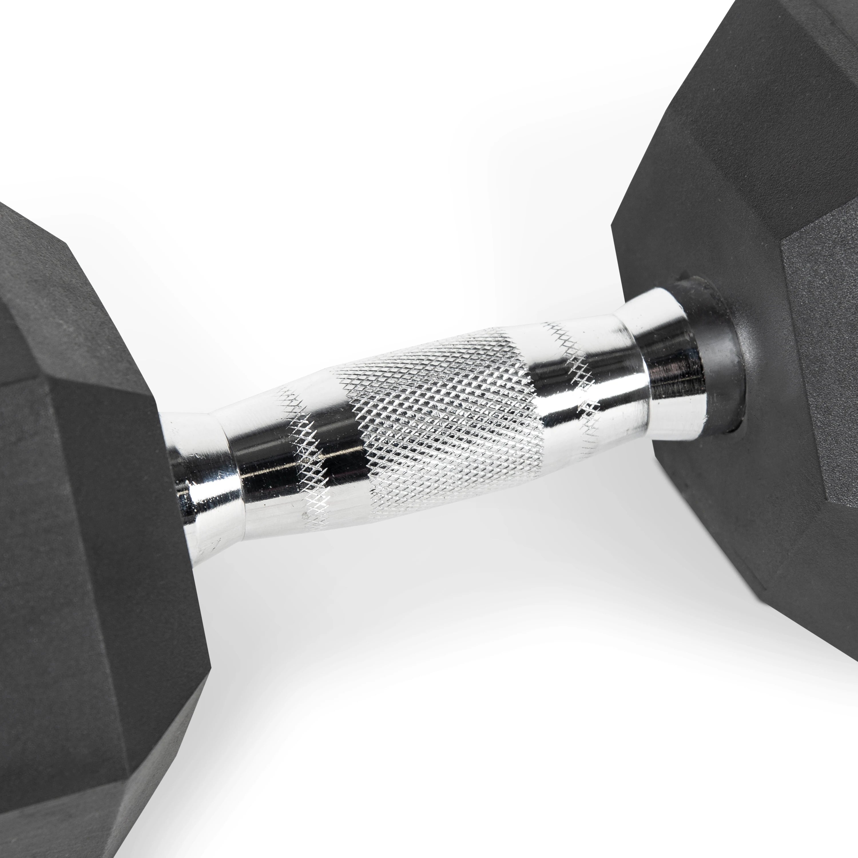 50 lb Rubber Hex Dumbbell Weight Set.