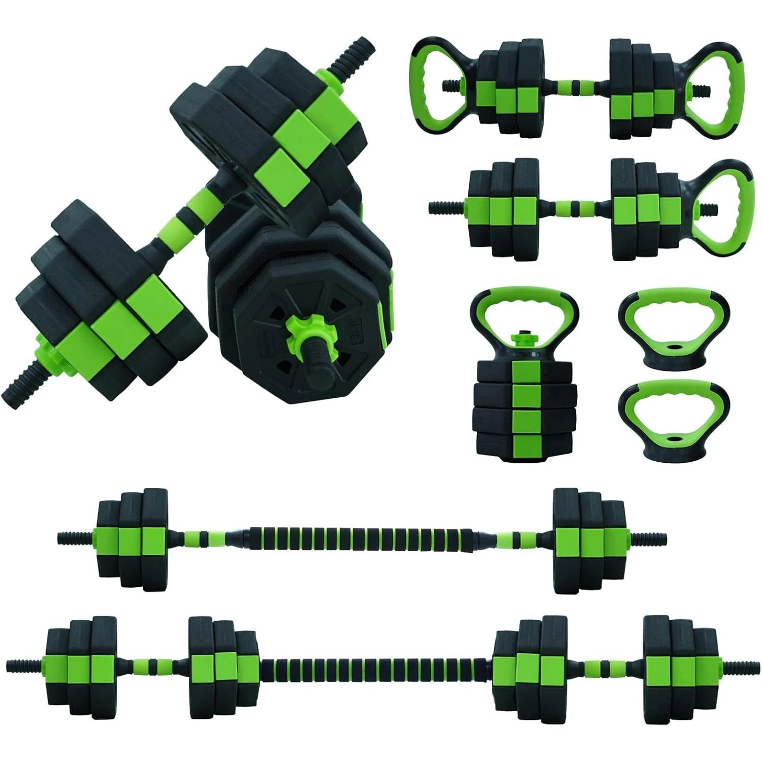4 in 1 Adjustable Kettlebell and  Dumbbell Set.
