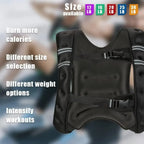 12 - 30Lbs Weighted Exercise Vest
