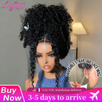 Strap Deep Curly Wave 360 Full Hd Glueless Wig