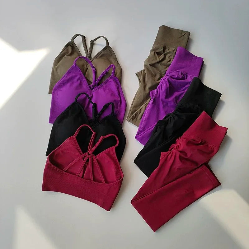 Shockproof High-Waisted Hip-Lifting Exercise Suit