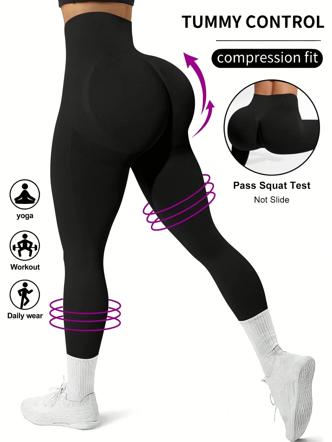 Tight High Waist Hip Lifting Sports leggings