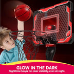 Mini Light Up Over The Door Basket Ball Hoop .