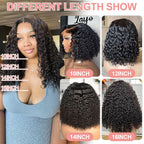 Short Curly Bob Wigs Human Hair .