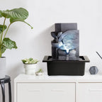 Indoor Waterfall Fountain with LED Light Decor