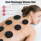 Professional Hot Stone Therapy Massage Kit with Heater