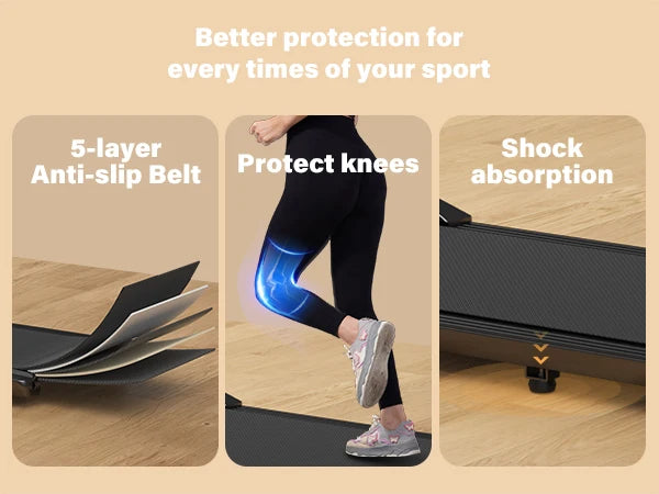 LCD Digital 2in1 Walking  Treadmill