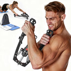 3-in-1 Twister Arm Trainer with Ab Roller Wheel.