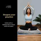 Meditation Cushion Set with Memory Foam
