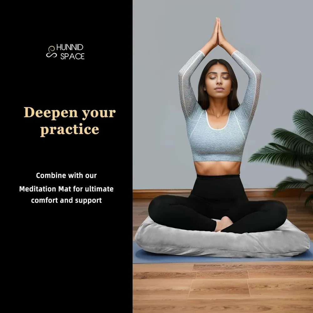 Meditation Cushion Set with Memory Foam