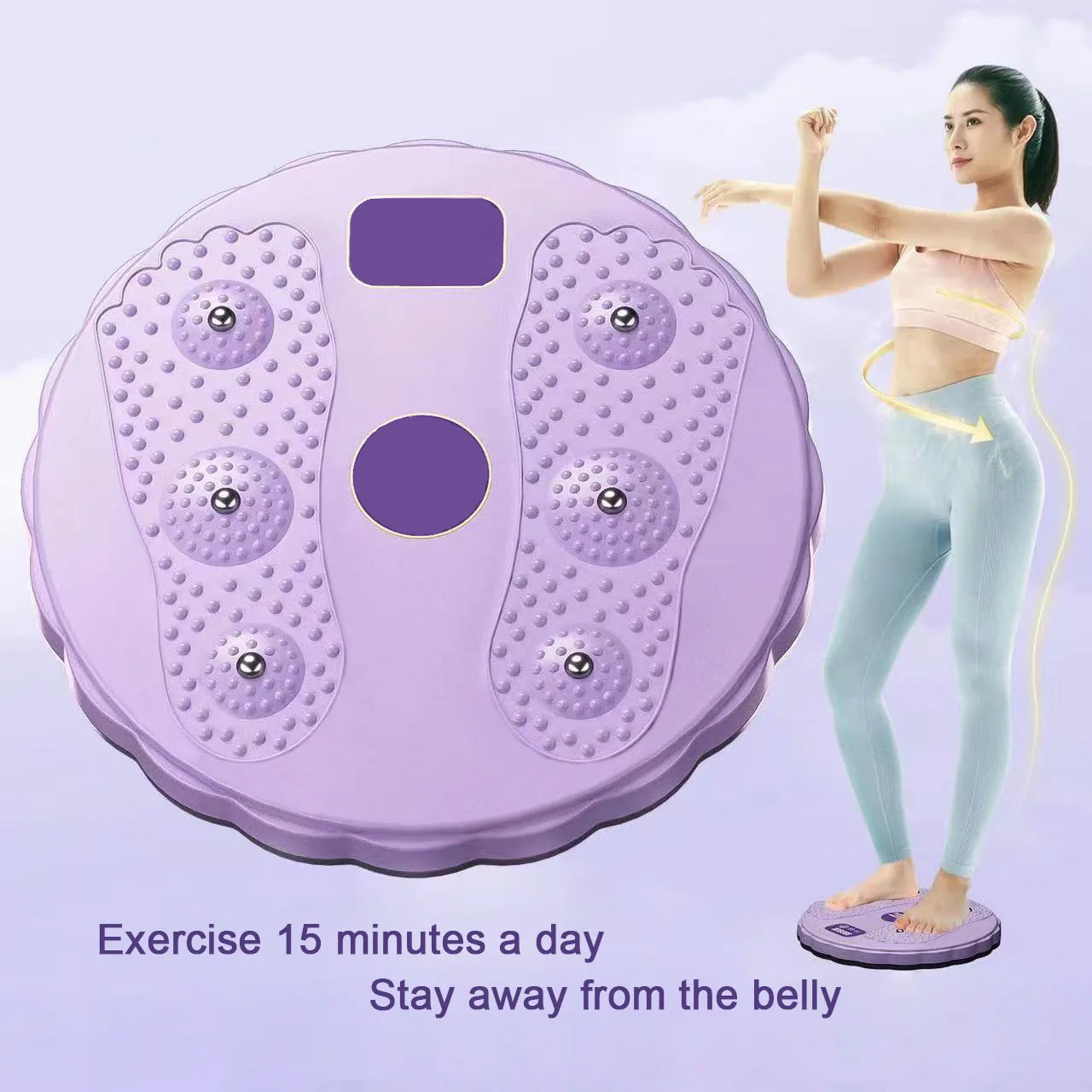 Body Shaping Waist Twisting Disc Magnetic Trainer