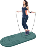 Jump Rope Mat with Carrying Bag & Rope