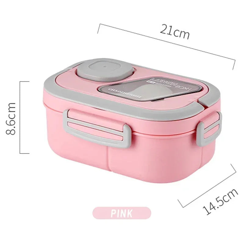 Portable  Bento Carrying Handle Lunch Box,