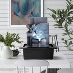 Indoor Waterfall Fountain with LED Light Decor
