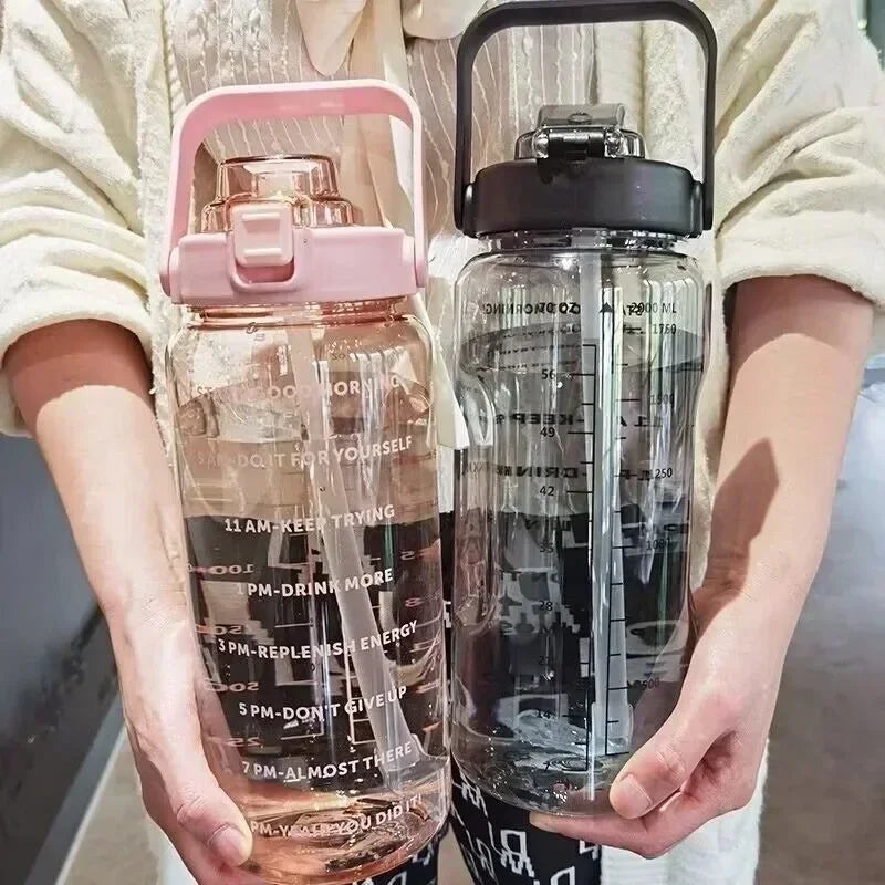 2L Large Capacity Portable Water Bottle