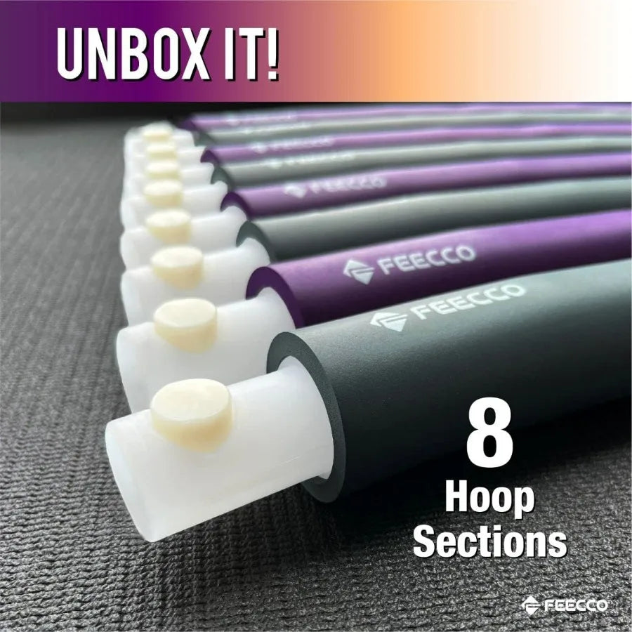 8 Detachable Weighted Fitness Hoop