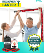 Non-Elastic Stretch Band with Loops for Yoga.