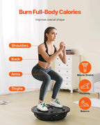 Half Exercise Balance Ball with Resistance Bands and Pump