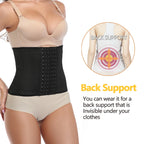 Slimming Waist Trainer Fat Compression, Firm Hook Corset