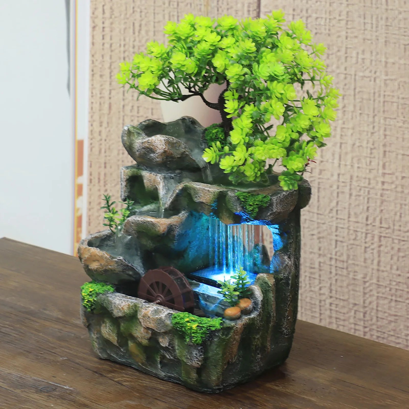 Meditation Indoor Room Fountain Waterfall Decor