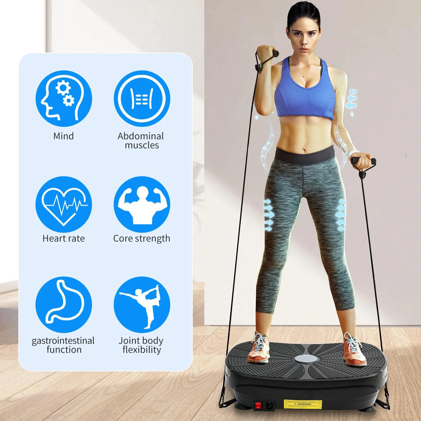 Vibration Plate Whole Body Exercise Workout