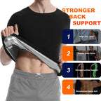 Sauna Sweat Suit Short Sleeve Compression T-Shirt.