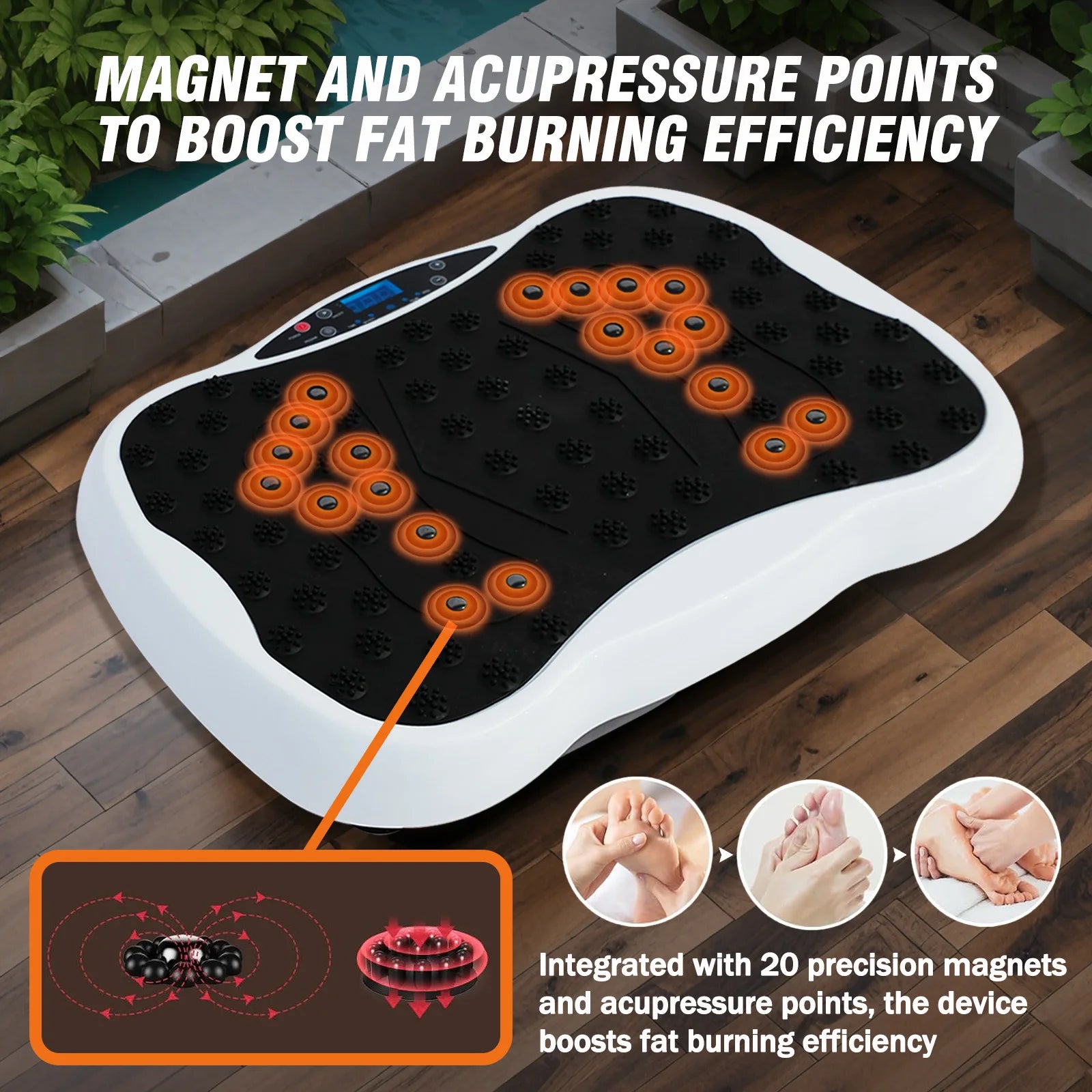 Full-Body Fitness Vibration Plate Exercise Machine