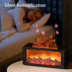 Essential Oils Humidifier with LED Light 4In1 Fireplace Air Humidifier