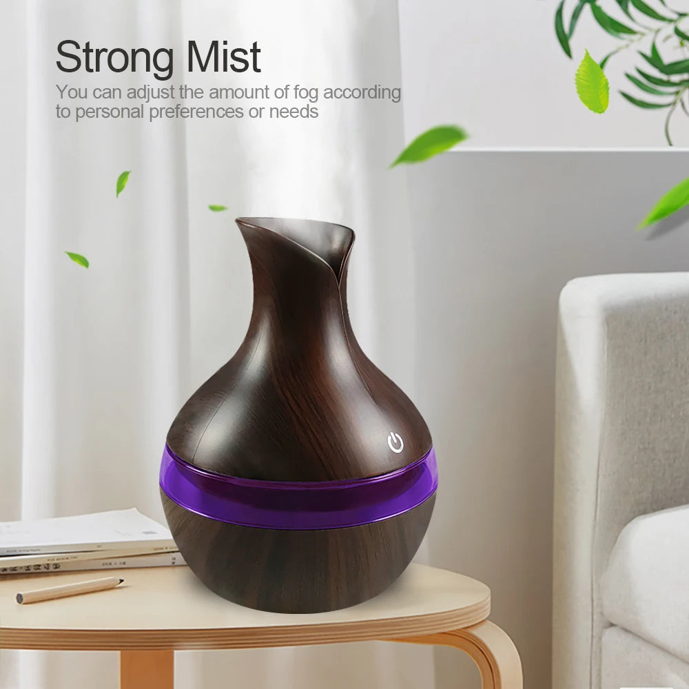 Aromatherapy Air Humidifier with LED Oil Diffuser