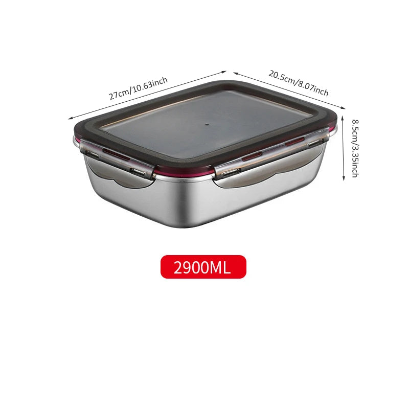 Stainless Steel Food Lunch Bento Box.