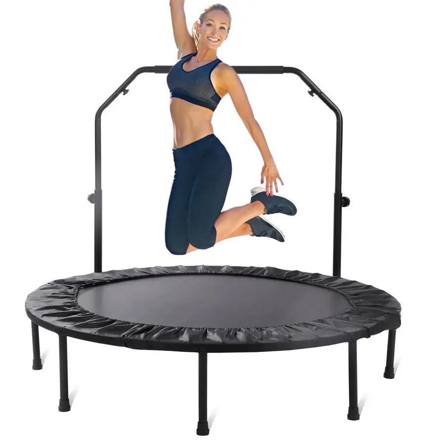 Foldable Adult Trampoline for Adults, 450lbs Capacity