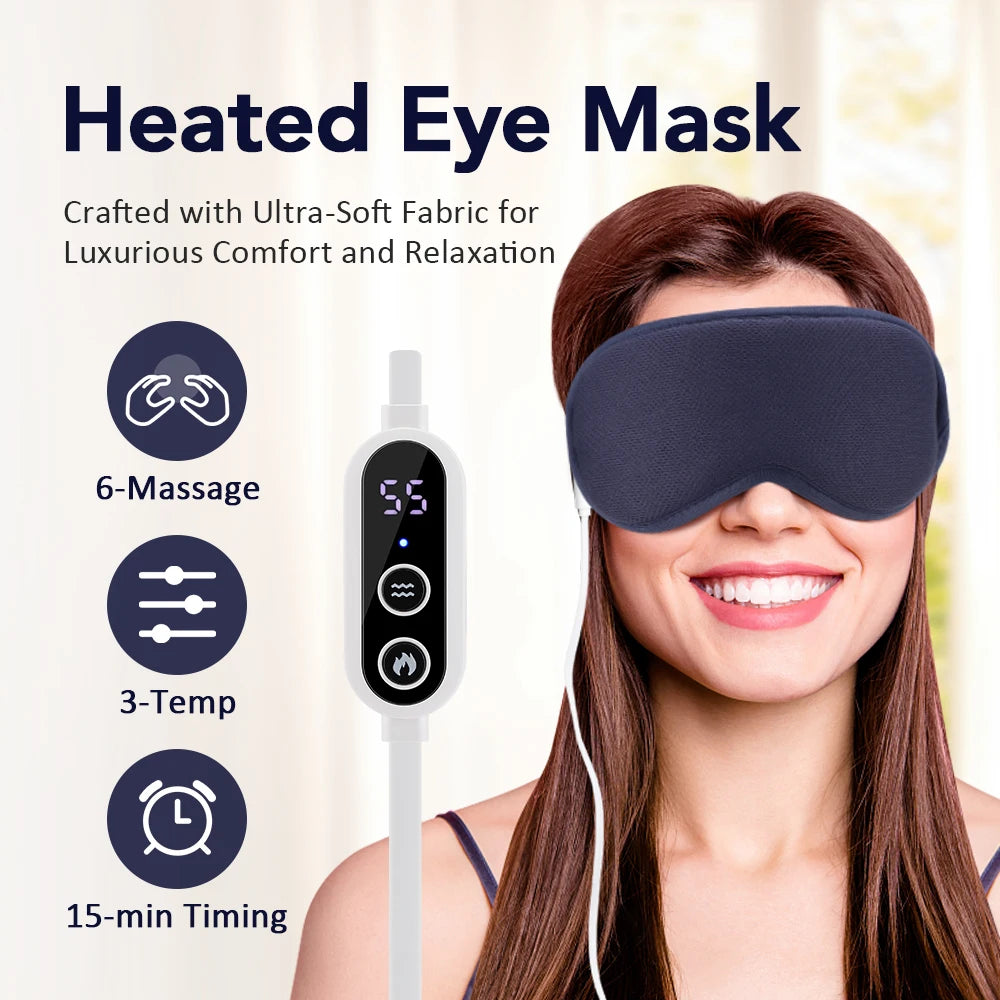 Hot Compress Electric Steam Eye Mask