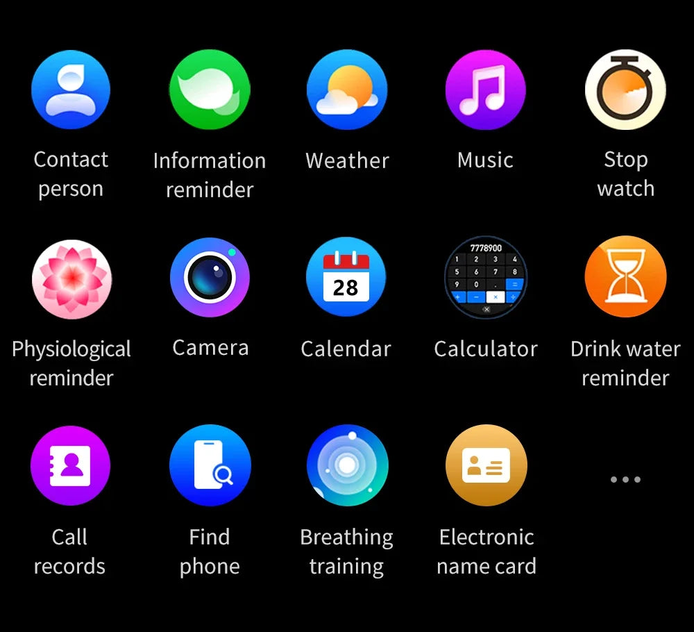 Pro Smartwatch Waterproof Bluetooth Fitness Tracker