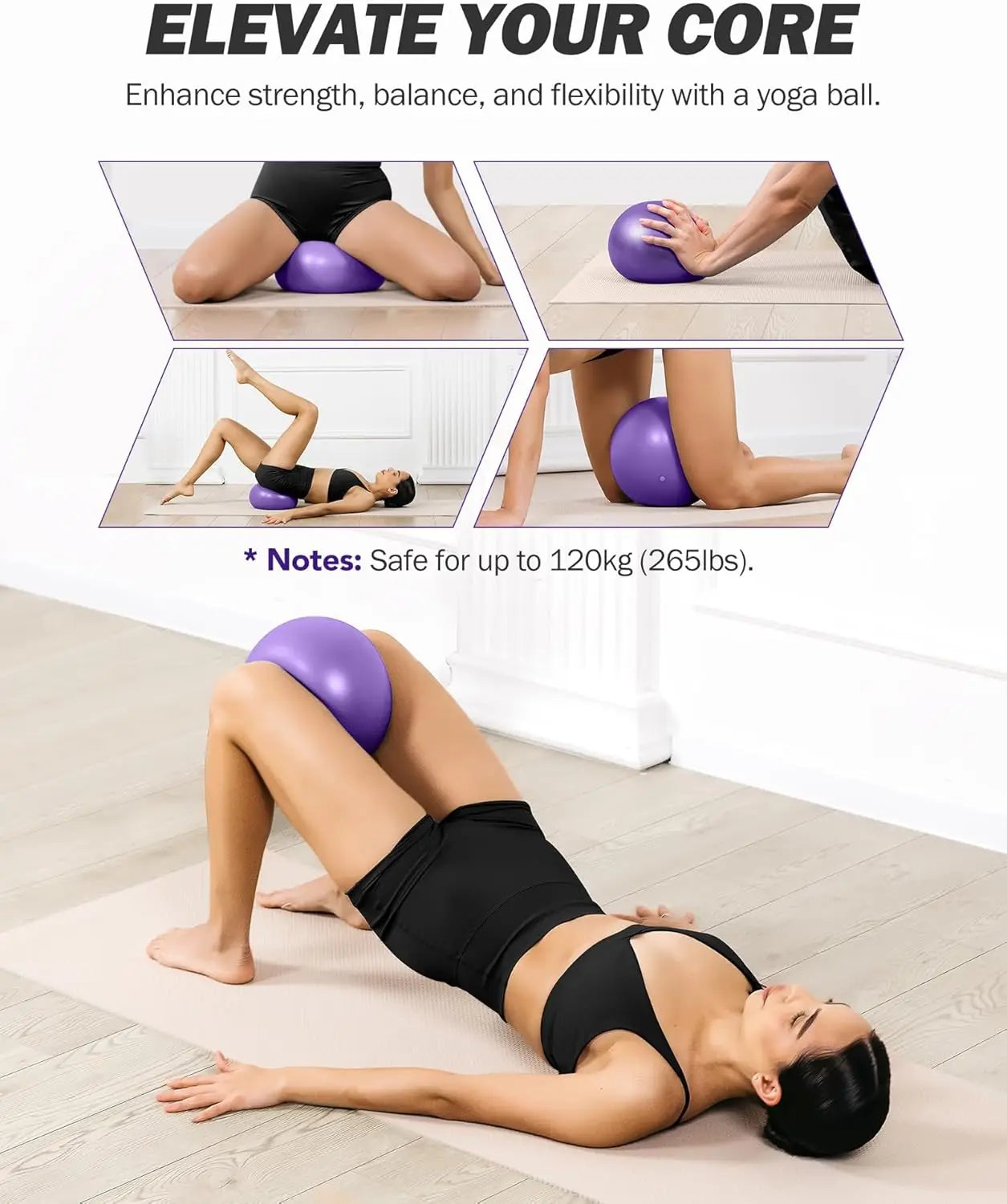 Adjustable Pilates Bar Kit with Resistance Bands