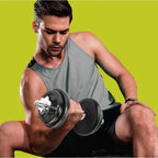 40lb Adjustable Chrome Secure Grip Dumbbell Set