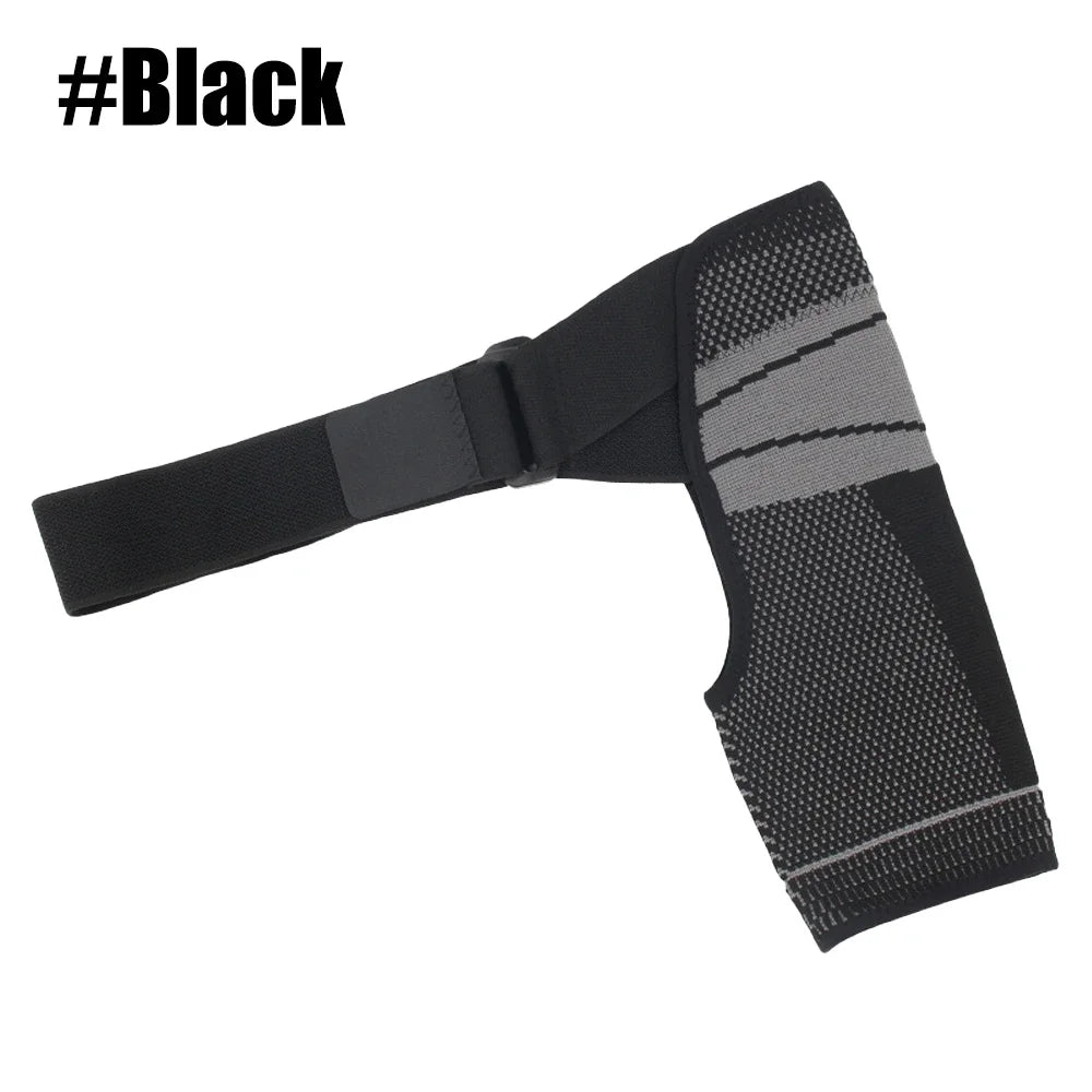 Shoulder Brace for Stabilizer Compression Sleeve With Adjustable Strap.