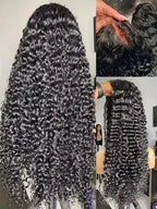 HD Lace Front Human Hair Wigs Deep Wave  Wig.