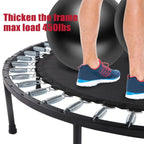 Foldable Adult Trampoline for Adults, 450lbs Capacity