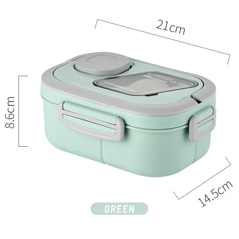 Portable  Bento Carrying Handle Lunch Box,