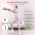 Adjustable Dumbbell Set of 2, 4-in-1Weights