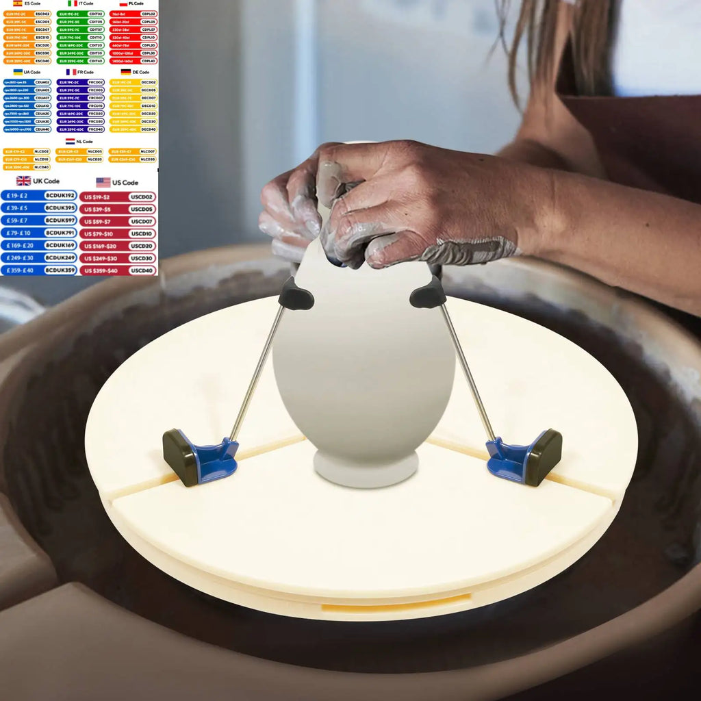 Pottery Turntable Clamp Portable Ceramic Pottery Machine