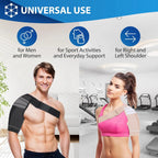 Shoulder Brace for Stabilizer Compression Sleeve With Adjustable Strap.