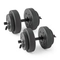 Space Saving 40lb Adjustable Dumbbell Set with Case