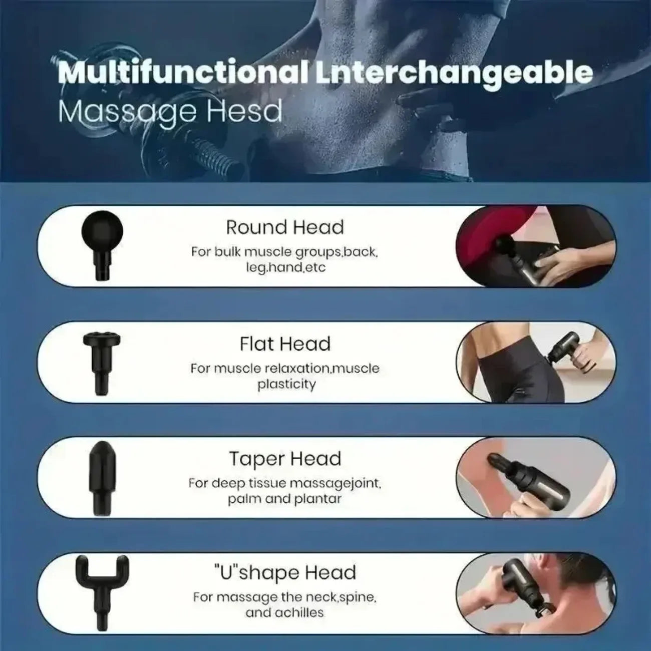 Mini USB Quiet Massage Gun